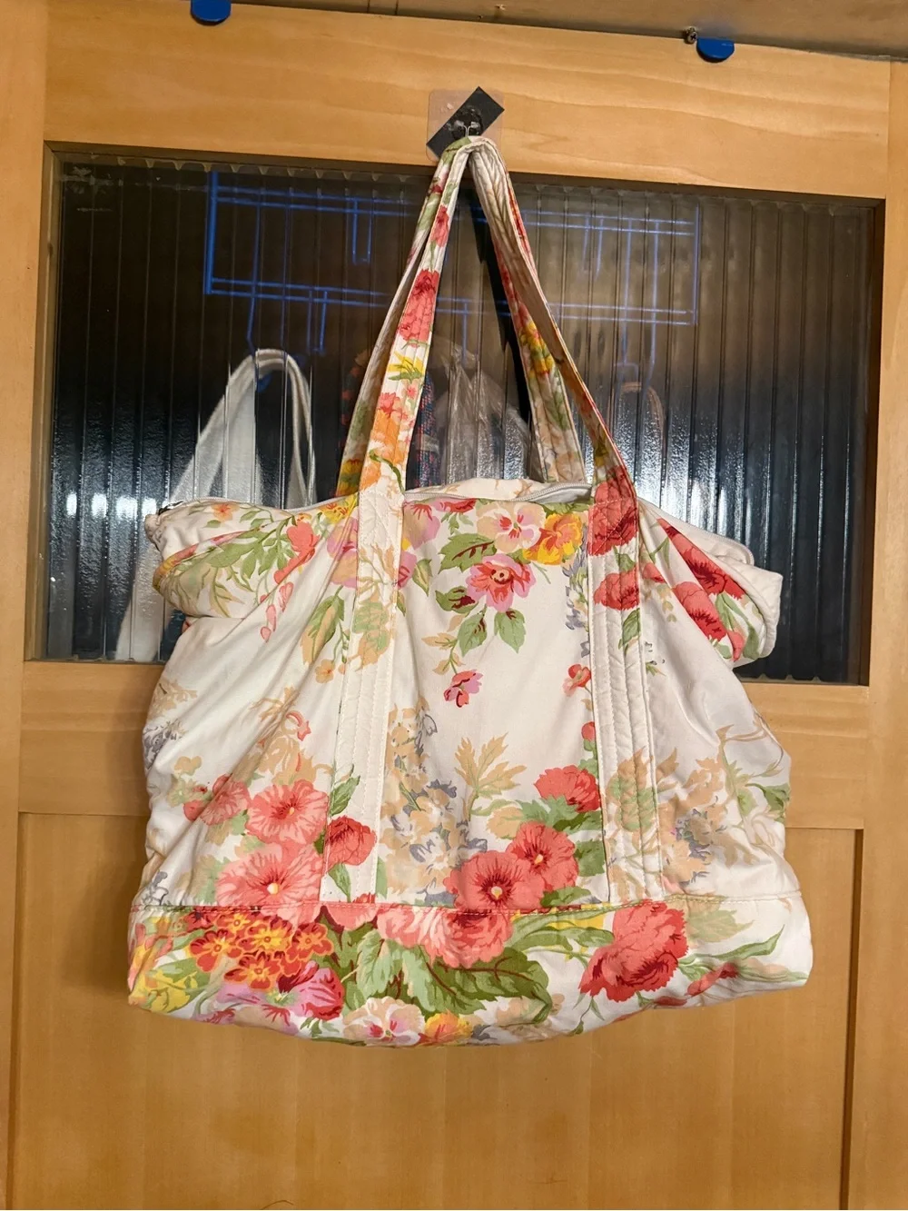 Vintage Floral Ralph Lauren Diaper bag Clean With Little Wear